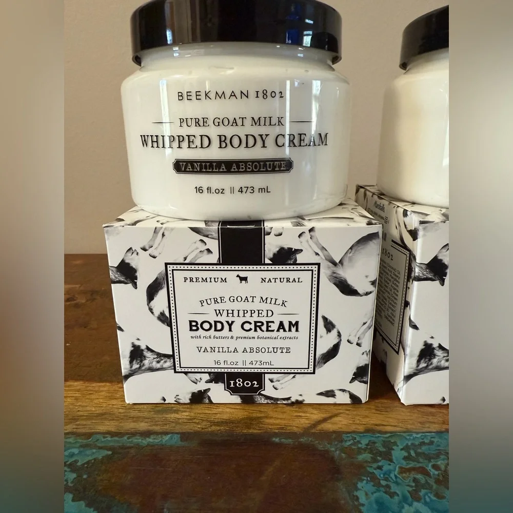 BEEKMAN 1802‎ Vanilla Absolute bundle 2- 16oz NIB Sealed unopened pure goat milk